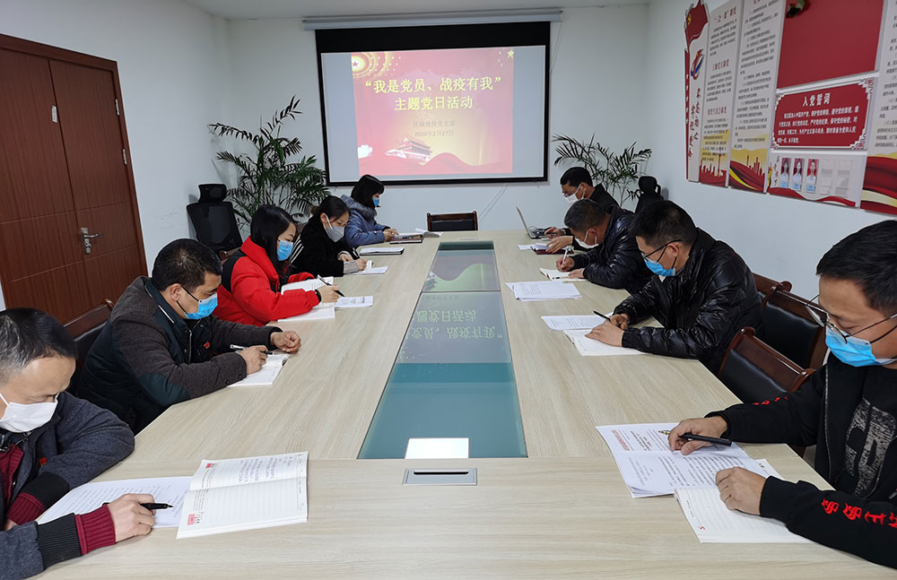 屯溪城建投公司黨支部開展“我是黨員、抗疫有我”主題黨日活動(dòng)